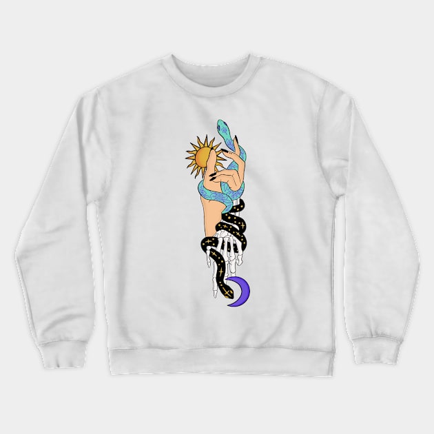 The Difference Of Life And Death Crewneck Sweatshirt by Kyko619